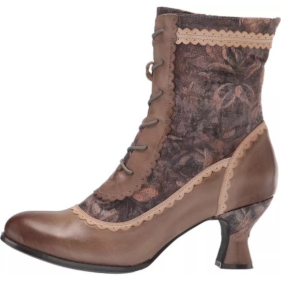 NWOT L’Artiste by Spring Step Women's Bewitch-Floral Ankle Boot - Picture 2 of 16